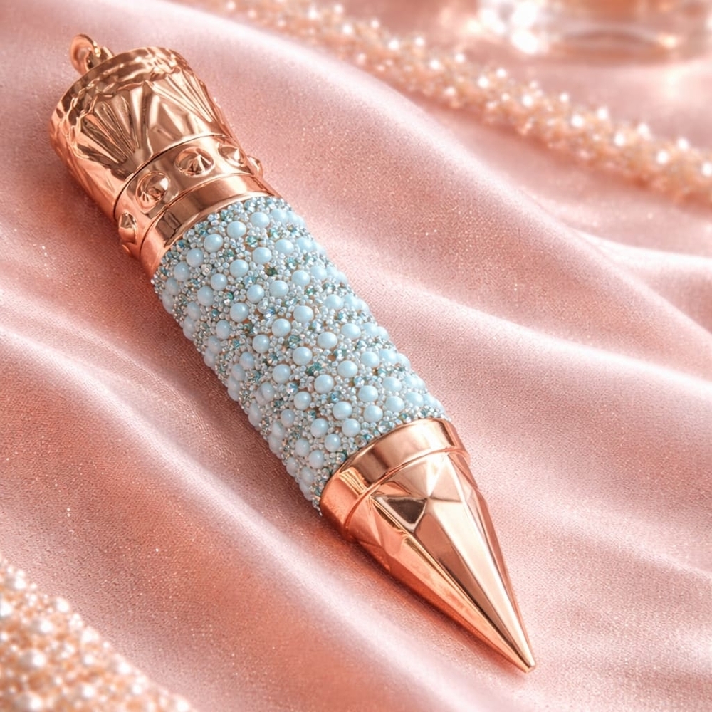 💥NIB💥Luxury Pearl Crystal Mascara Rose Gold Volumizing Lengthening Lash Makeup - Picture 3 of 7